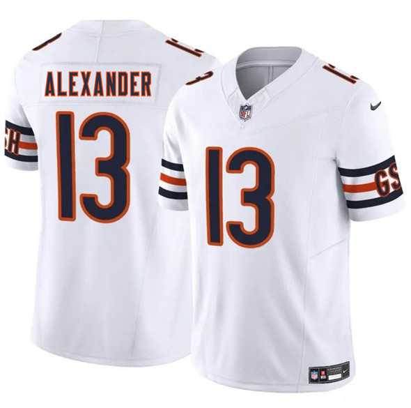 Men & Women & Youth Chicago Bears #13 Maurice Alexander White 2025 F.U.S.E. Vapor Untouchable Limited Stitched Jersey,We sell and wholesale Men & Women & Youth Chicago Bears #13 Maurice Alexander White 2025 F.U.S.E. Vapor Untouchable Limited Stitched Jersey on line form chian!